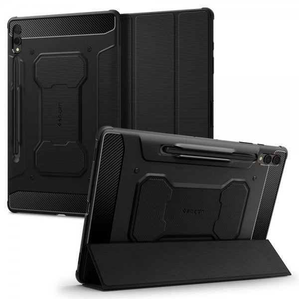 Spigen Samsung Galaxy Tab S9 Plus/Galaxy Tab S10 Plus Etui Rugged Armor Pro Svart