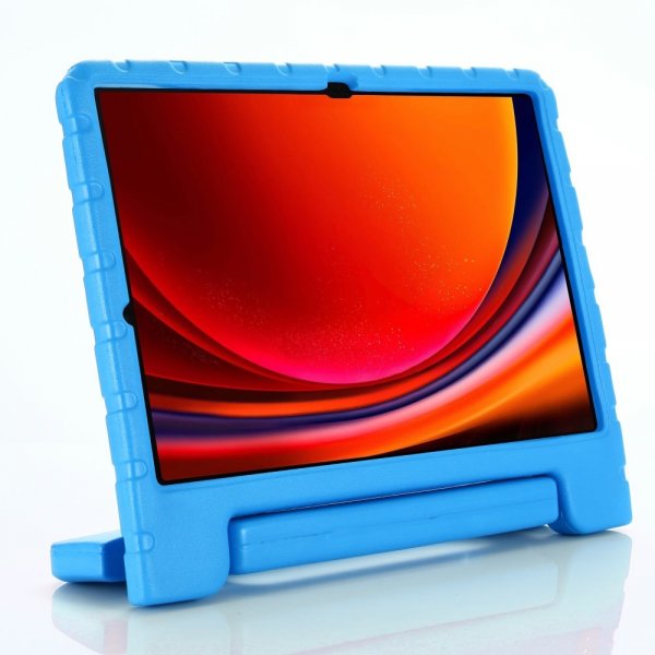 Samsung Galaxy Tab S9 Plus Deksel med Håndtak Blå