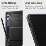 Spigen Samsung Galaxy Tab S9 Plus/Galaxy Tab S10 Plus Deksel Tough Armor Pro Svart