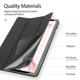 Dux Ducis Samsung Galaxy Tab S9 Etui Domo Series Svart