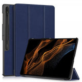 Samsung Galaxy Tab S9 Ultra Etui Trifold Blå
