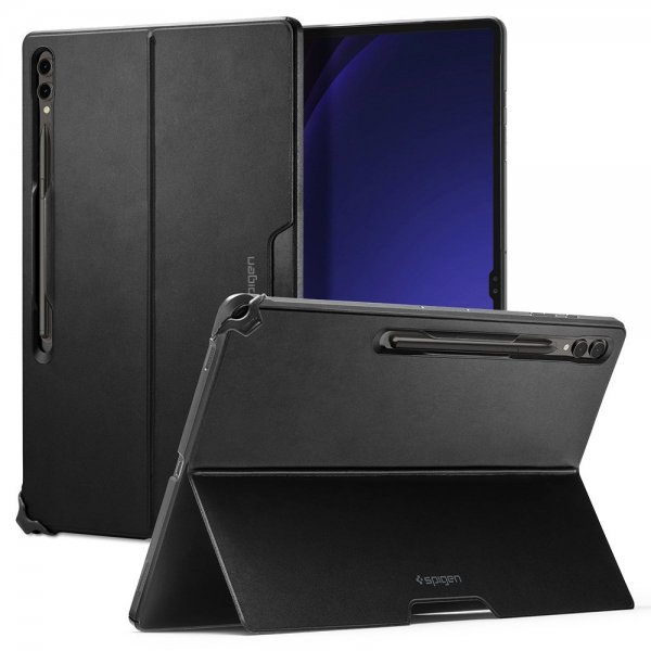 Spigen Samsung Galaxy Tab S8 Ultra/S9 Ultra/S10 Ultra Deksel Thin Fit Pro Svart