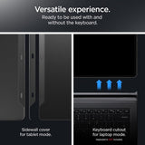 Spigen Samsung Galaxy Tab S8 Ultra/S9 Ultra/S10 Ultra Deksel Thin Fit Pro Svart