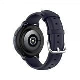 Samsung Galaxy Watch 20mm Armbånd Ekte Skinn Blå