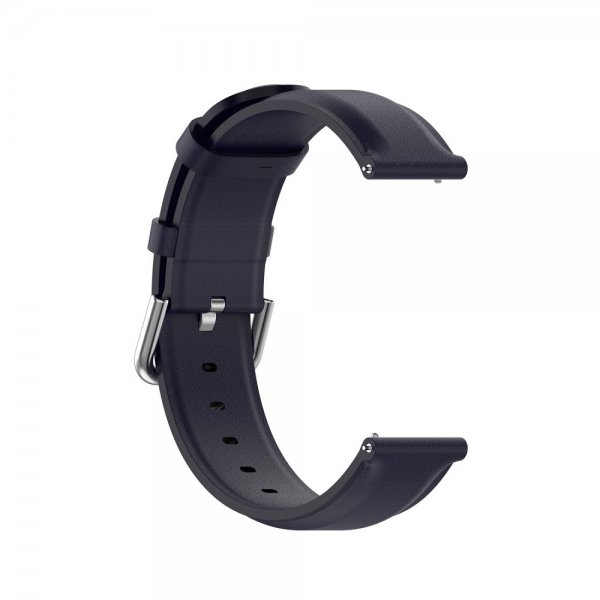 Samsung Galaxy Watch 20mm Armbånd Ekte Skinn Blå