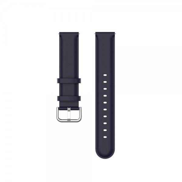 Samsung Galaxy Watch 20mm Armbånd Ekte Skinn Blå