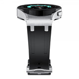 Samsung Galaxy Watch 20mm Armbånd Silikon Sølv Spenne Svart
