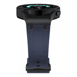 Samsung Galaxy Watch 20mm Armbånd Silikon Svart Spenne Blå
