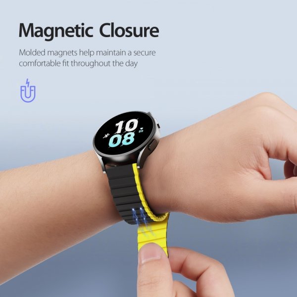 Dux Ducis Samsung Galaxy Watch 20mm Armbånd LD Series Gul