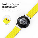 Dux Ducis Samsung Galaxy Watch 20mm Armbånd LD Series Gul