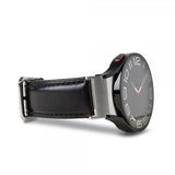 Puro Samsung Galaxy Watch 20mm Armbånd Leather Band Svart