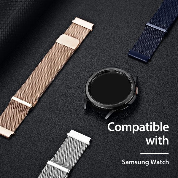 Dux Ducis Samsung Galaxy Watch 20mm Armbånd Milanese Blå