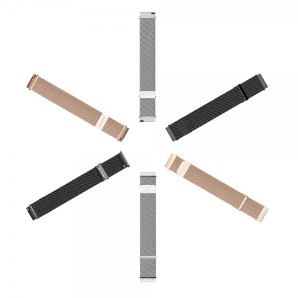 Dux Ducis Samsung Galaxy Watch 20mm Armbånd Milanese Sølv