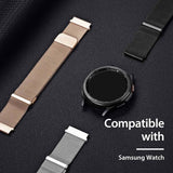 Dux Ducis Samsung Galaxy Watch 20mm Armbånd Milanese Sølv