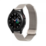 Dux Ducis Samsung Galaxy Watch 20mm Armbånd Milanese Starlight Silver