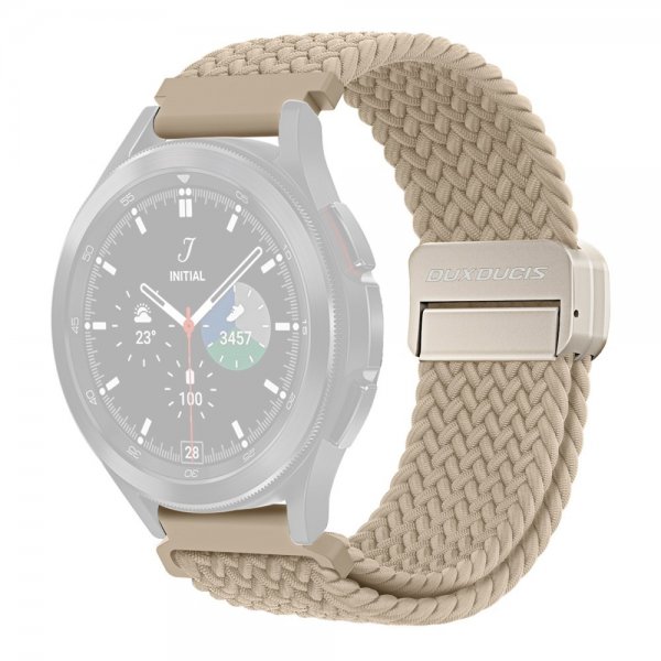 Dux Ducis Samsung Galaxy Watch 20mm Armbånd Mixture Pro Series Beige