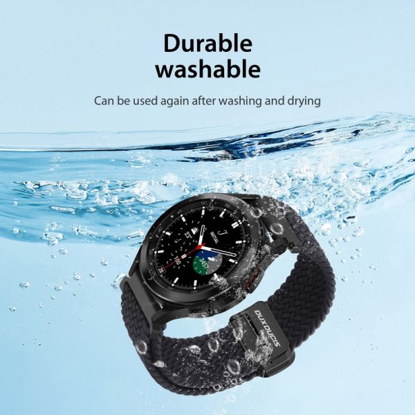 Dux Ducis Samsung Galaxy Watch 20mm Armbånd Mixture Pro Series Midnight