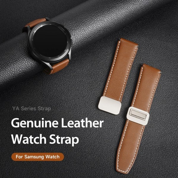 Dux Ducis Samsung Galaxy Watch 20mm Armbånd YA Series Brun