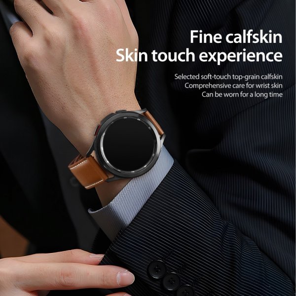 Dux Ducis Samsung Galaxy Watch 20mm Armbånd YA Series Brun