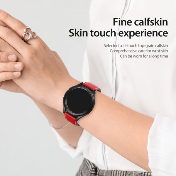 Dux Ducis Samsung Galaxy Watch 20mm Armbånd YA Series Rød