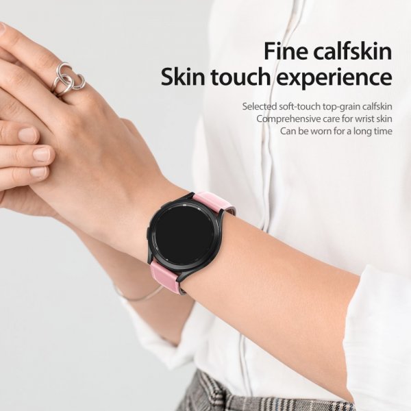 Dux Ducis Samsung Galaxy Watch 20mm Armbånd YA Series Rosa