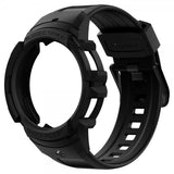 Spigen Samsung Galaxy Watch 4/5 40mm Deksel med Armbånd Rugged Armor Pro Charcoal Gray