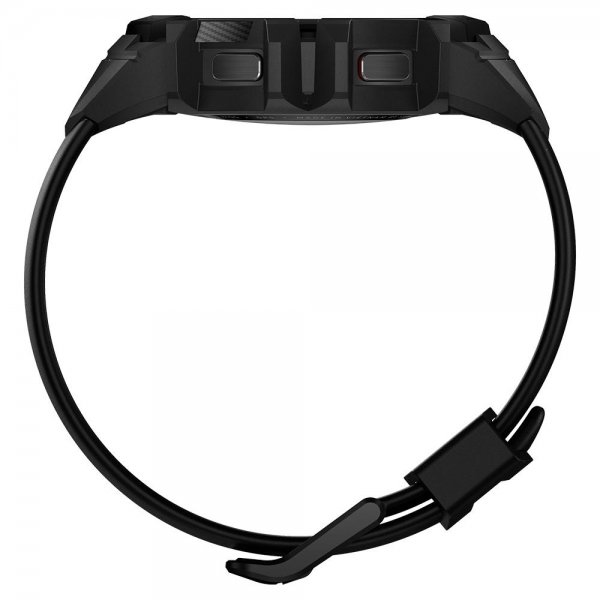 Spigen Samsung Galaxy Watch 4/5 40mm Deksel med Armbånd Rugged Armor Pro Charcoal Gray