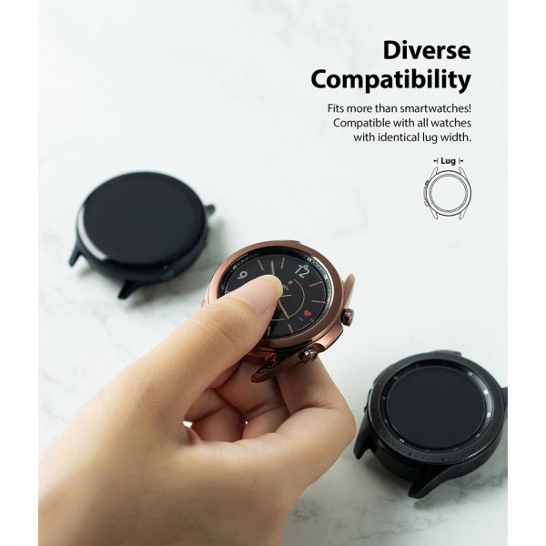 Ringke Samsung Galaxy Watch 20mm Armbånd Rubber One Band Svart