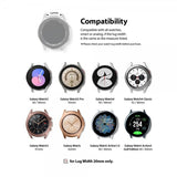 Ringke Samsung Galaxy Watch 20mm Armbånd Rubber One Band Svart