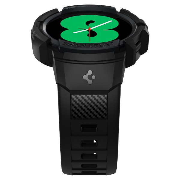 Spigen Samsung Galaxy Watch 4/5 40mm Deksel Armbånd Rugged Armor Pro Svart