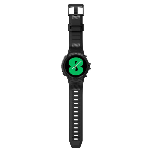 Spigen Samsung Galaxy Watch 4/5 40mm Deksel Armbånd Rugged Armor Pro Svart