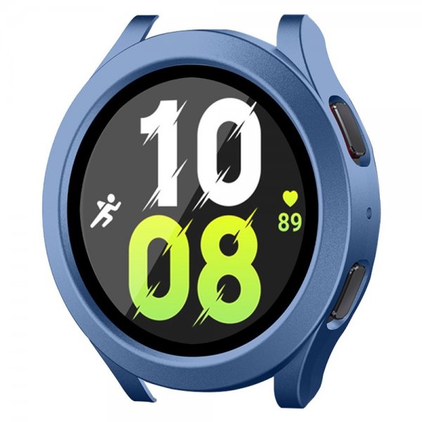 ENKAY Samsung Galaxy Watch 4/5 44mm Deksel Innebygd skjermbeskytter Blå