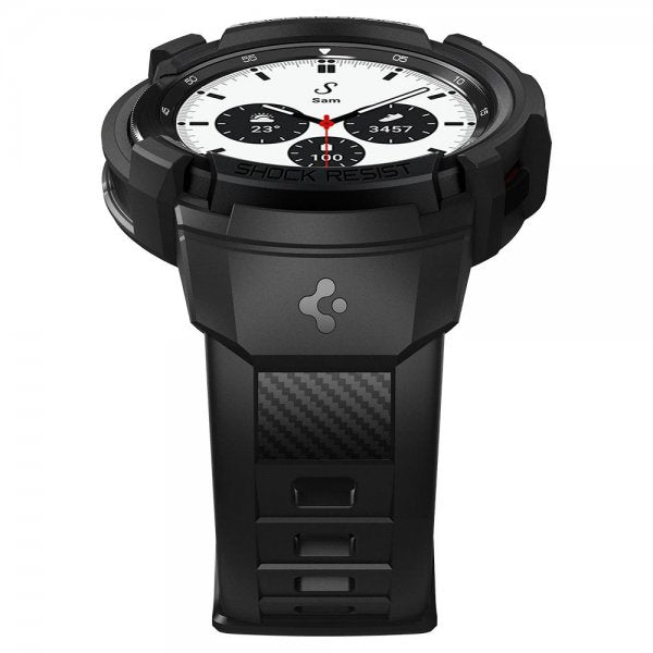 Spigen Samsung Galaxy Watch 4 Classic 42mm Deksel Rugged Armor Pro Svart