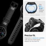 Spigen Samsung Galaxy Watch 5 Pro 45mm Deksel Armbånd Rugged Armor Pro Svart