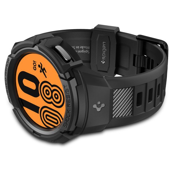 Spigen Samsung Galaxy Watch 5 Pro 45mm Deksel Armbånd Rugged Armor Pro Svart