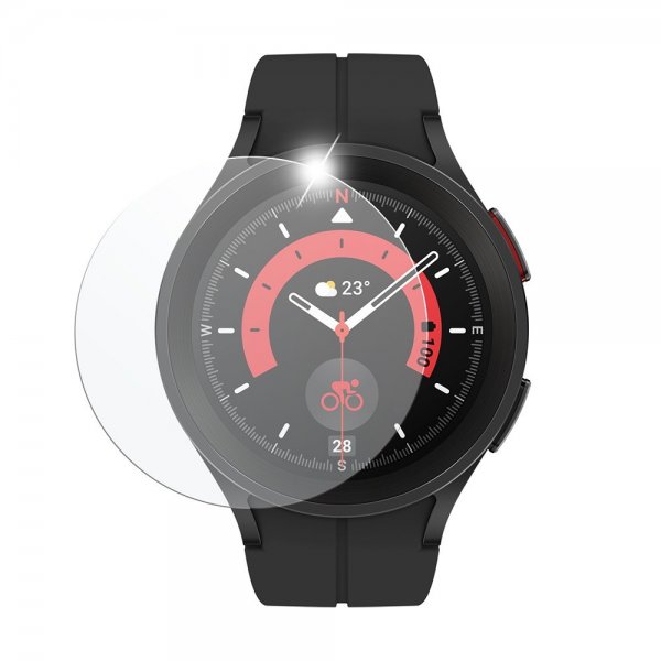 Fixed Samsung Galaxy Watch 5 Pro 45mm Skjermbeskytter Herdet glass 2-pakning