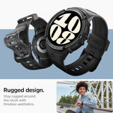 Spigen Samsung Galaxy Watch 6 40mm Deksel Armbånd Rugged Armor Pro Svart