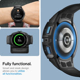 Spigen Samsung Galaxy Watch 6 40mm Deksel Armbånd Rugged Armor Pro Svart