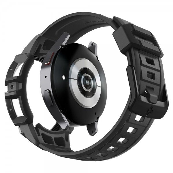 Spigen Samsung Galaxy Watch 6 40mm Deksel Armbånd Rugged Armor Pro Svart