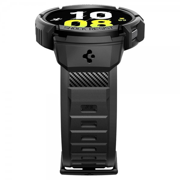 Spigen Samsung Galaxy Watch 6 40mm Deksel Armbånd Rugged Armor Pro Svart