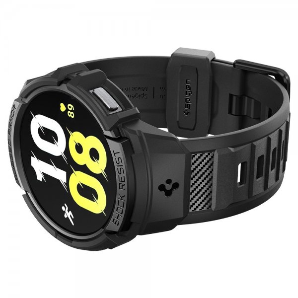 Spigen Samsung Galaxy Watch 6 40mm Deksel Armbånd Rugged Armor Pro Svart