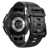 Spigen Samsung Galaxy Watch 6 40mm Deksel Armbånd Rugged Armor Pro Svart