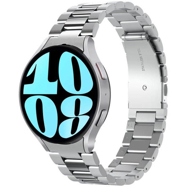 Spigen Samsung Galaxy Watch 6 44mm Armbånd Modern Fit 316L Sølv