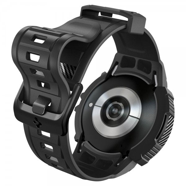 Spigen Samsung Galaxy Watch 6 44mm Deksel Armbånd Rugged Armor Pro Svart