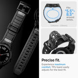 Spigen Samsung Galaxy Watch 6 Classic 47mm Deksel Armbånd Rugged Armor Pro Svart
