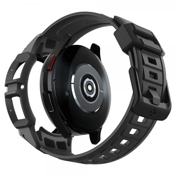 Spigen Samsung Galaxy Watch 6 Classic 47mm Deksel Armbånd Rugged Armor Pro Svart