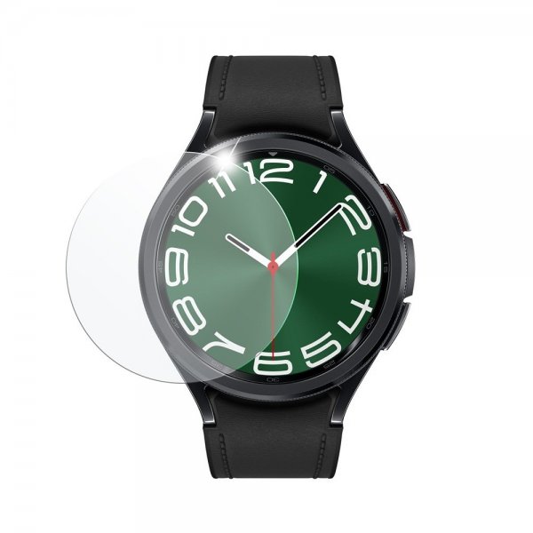 Fixed Samsung Galaxy Watch 6 Classic 47mm Skjermbeskytter Herdet glass 2-pakning