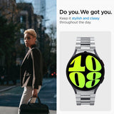 Spigen Samsung Galaxy Watch 7 40/44mm Armbånd Modern Fit 316L Sølv