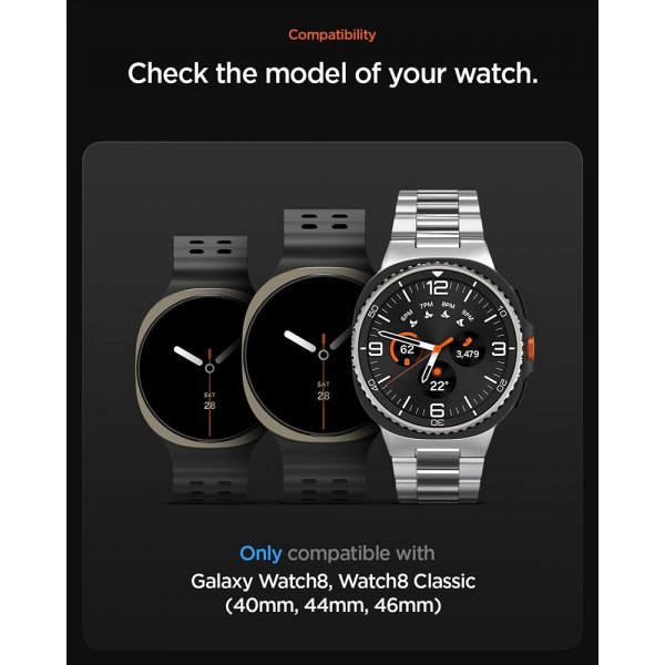 Spigen Samsung Galaxy Watch 8 40/44mm/Classic 46mm Armbånd Athlex Air Active Green