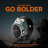 Spigen Samsung Galaxy Watch 8 40/44mm/Classic 46mm Armbånd DuraPro Armor Svart